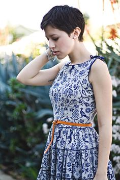 Dark Pixie Cut