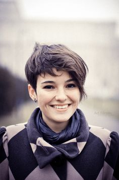 Dark Pixie Cut