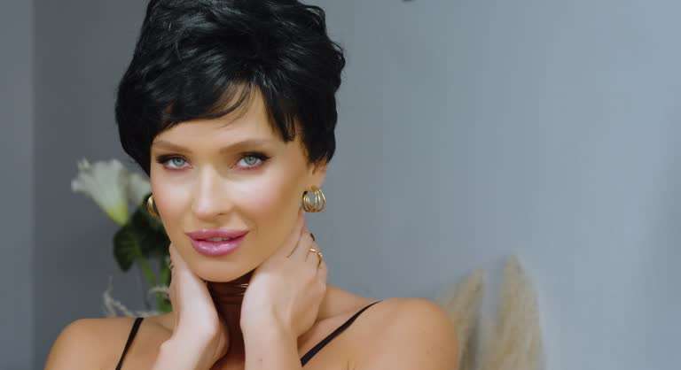 Dark Pixie Cut
