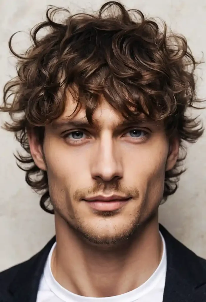 Wavy Messy Fringe Haircut
