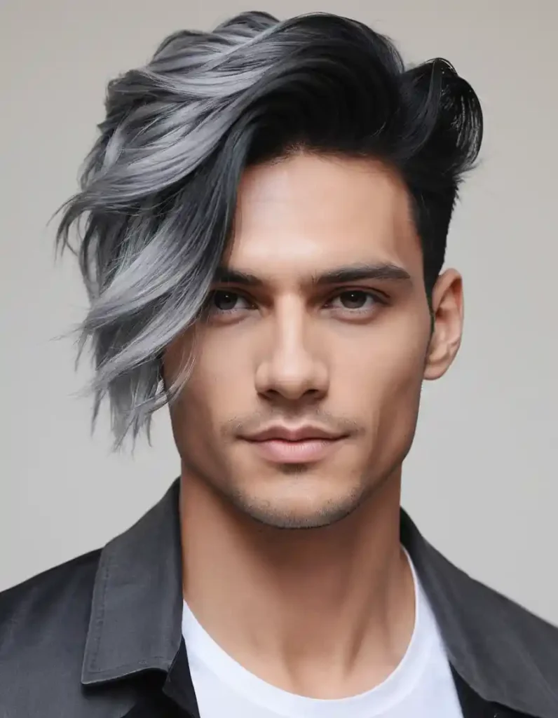 Black to Grey Ombre