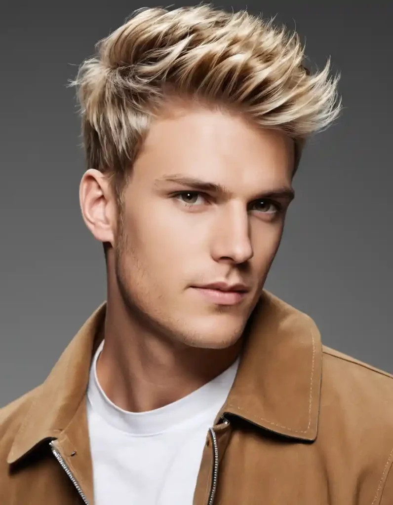 Light Brown with Blonde Tips