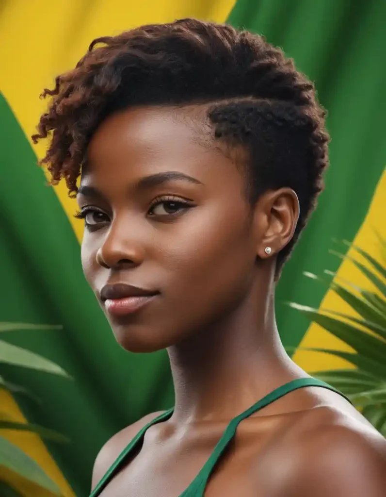 Short Jamaica-Inspired 4C Haircut
