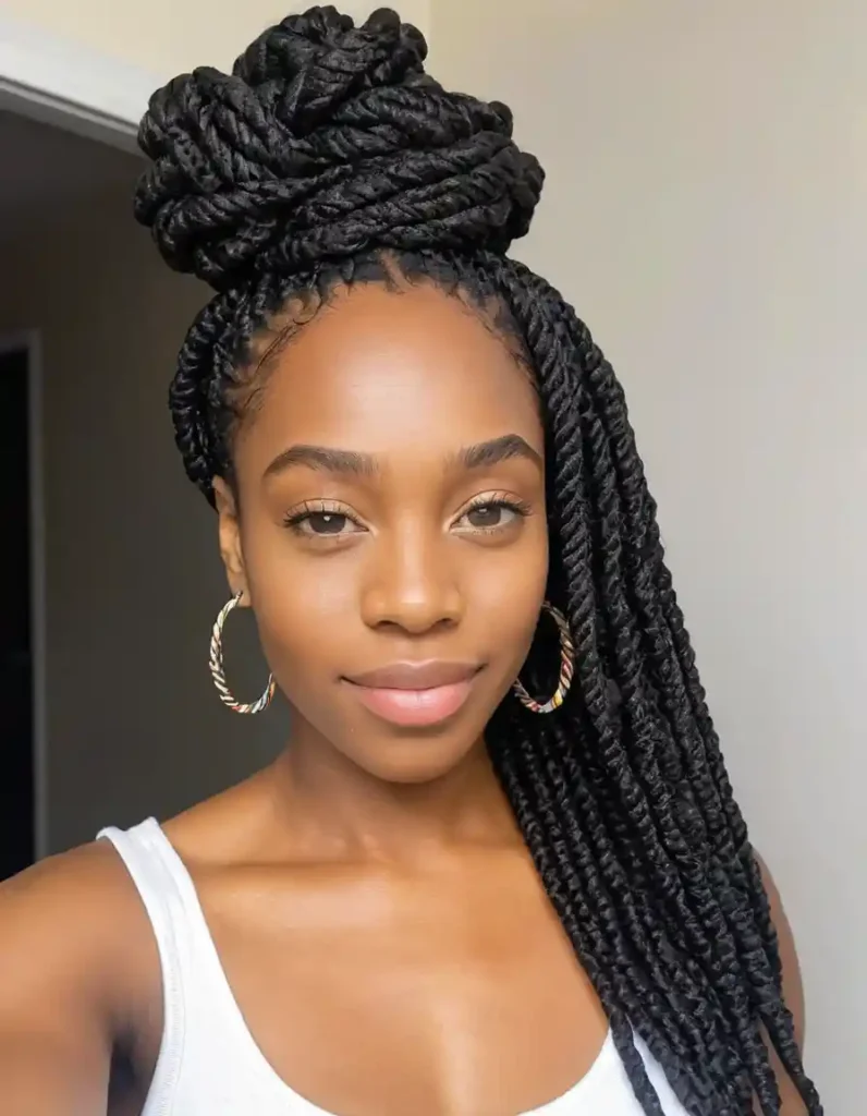 Marley Twists on 4C Hair