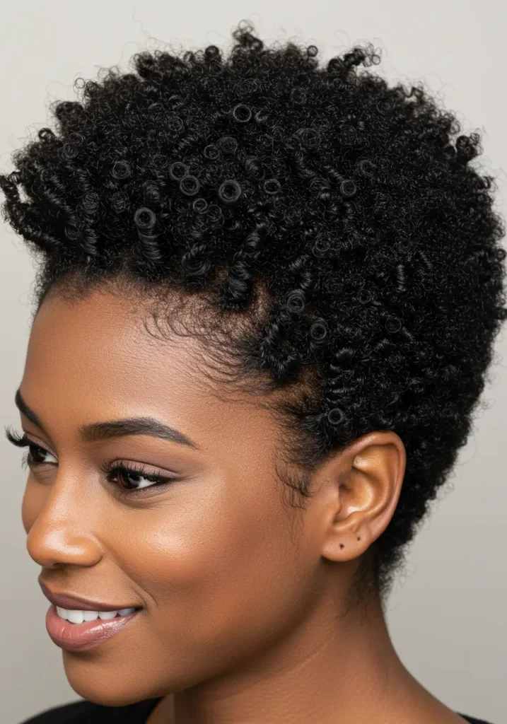 Short 4C Finger Coils (Perfect for 4C Hairstyles Short Jamaica Look!)
