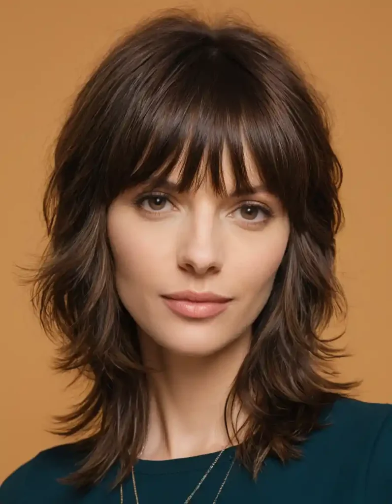 Layered Shag with Bangs