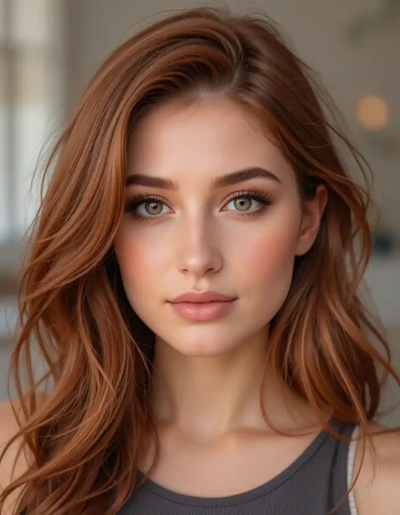 Vibrant Copper Brown