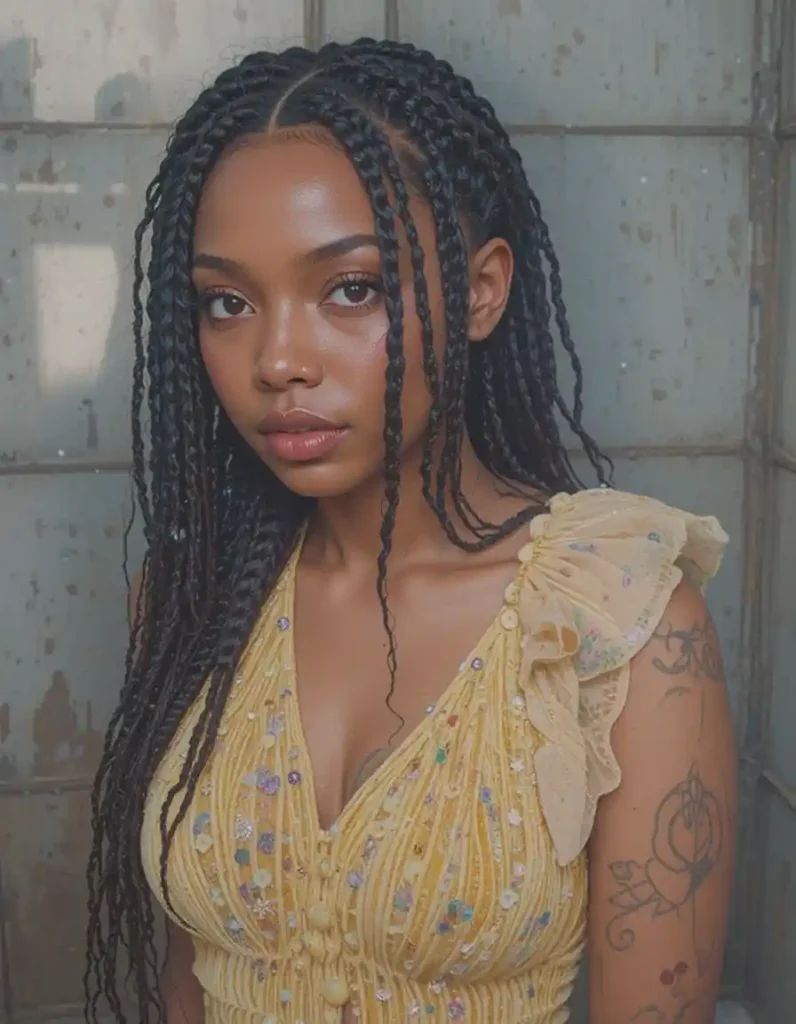 Big Box Braids Hairstyles