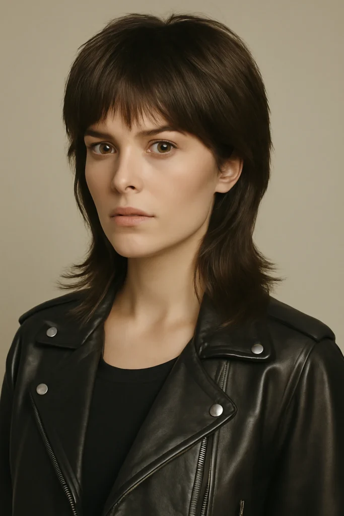 Classic Mullet Hairstyle Women