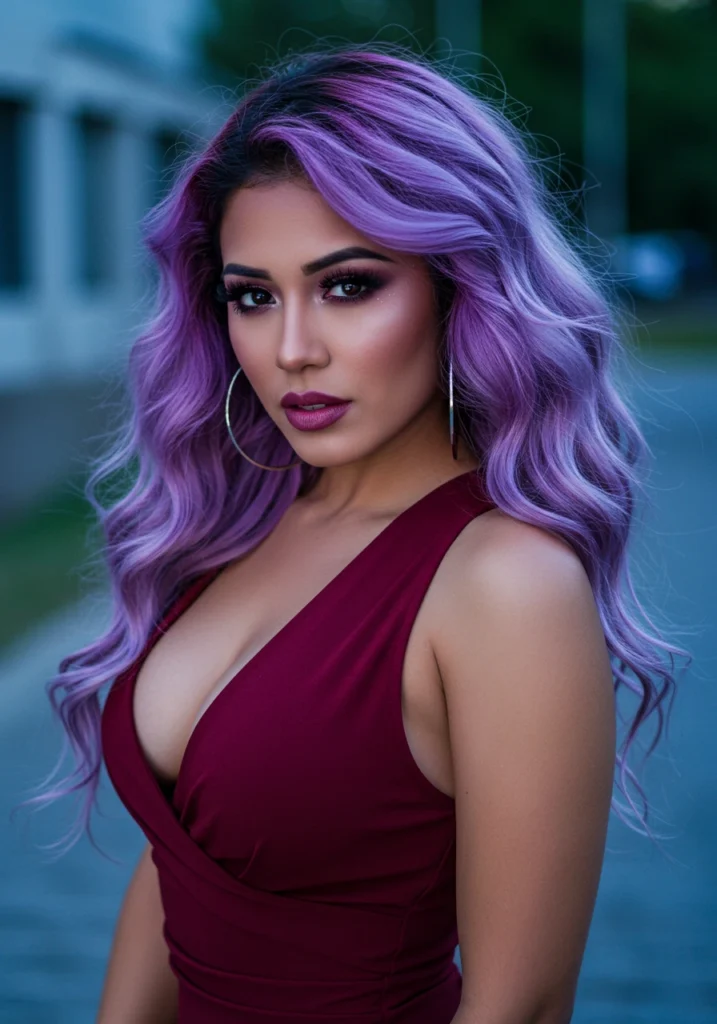 Lavender Purple Hair Color