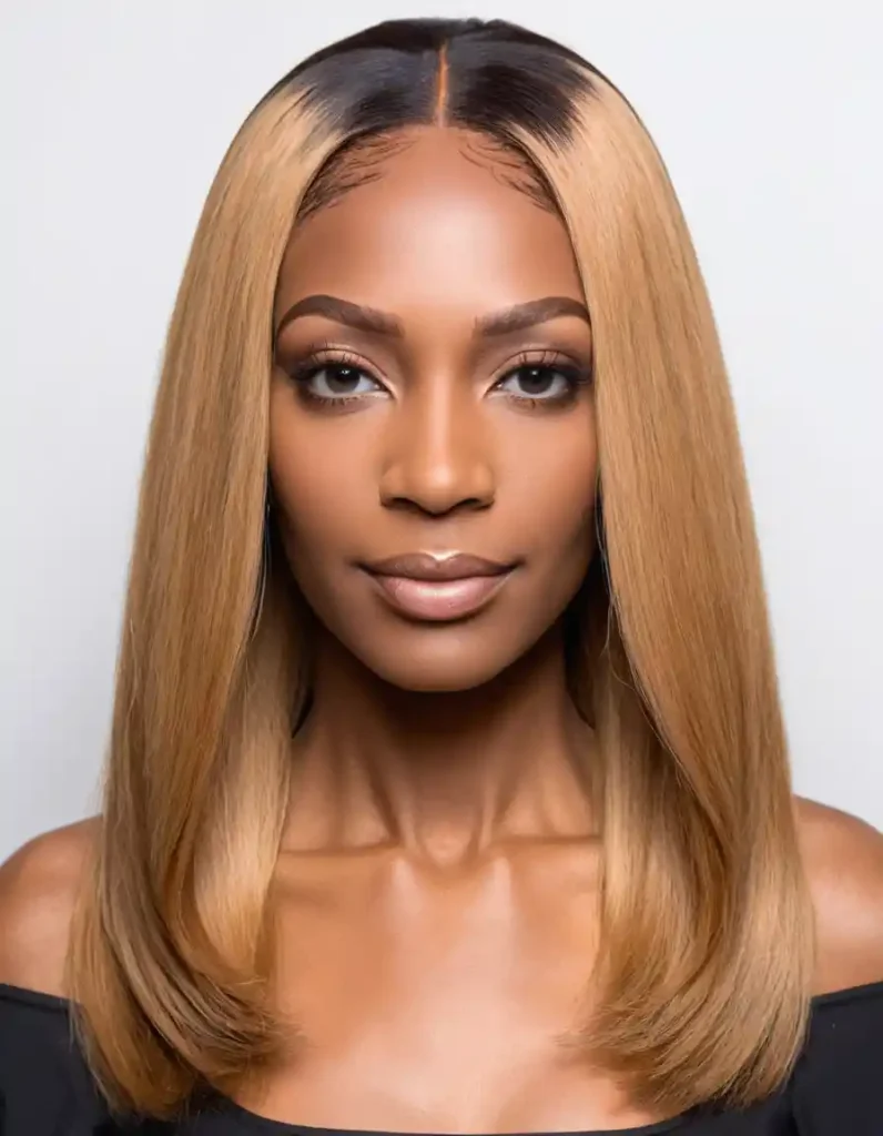Straight Frontal with Volume at the Roots