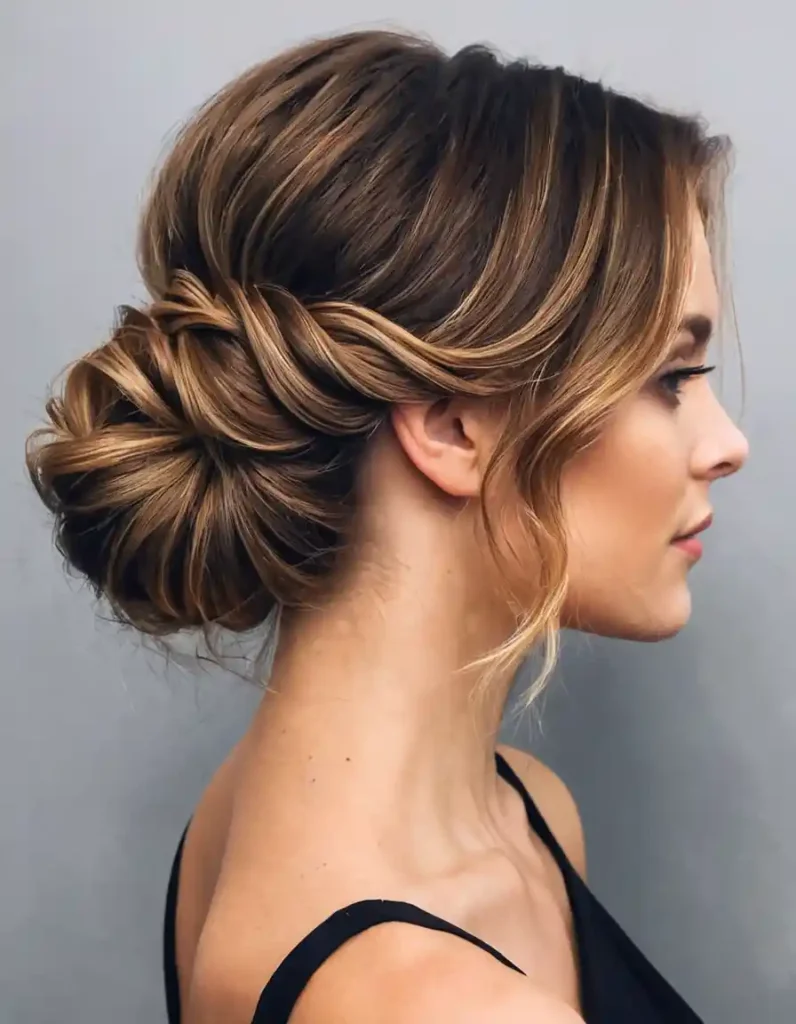 Wavy Low Bun