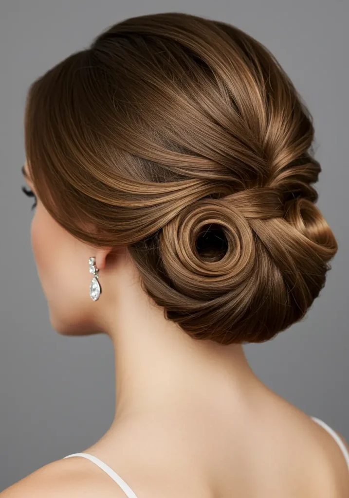 Rolled Updo (French Roll)