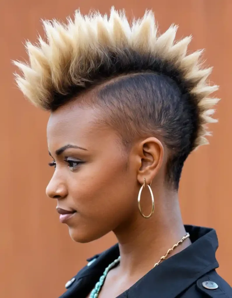 Short Natural Hair Mohawk