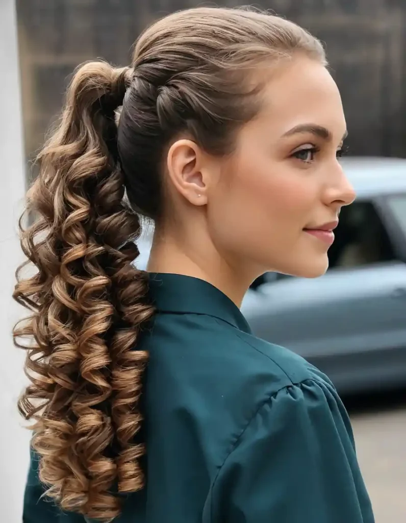 Curly Ponytail