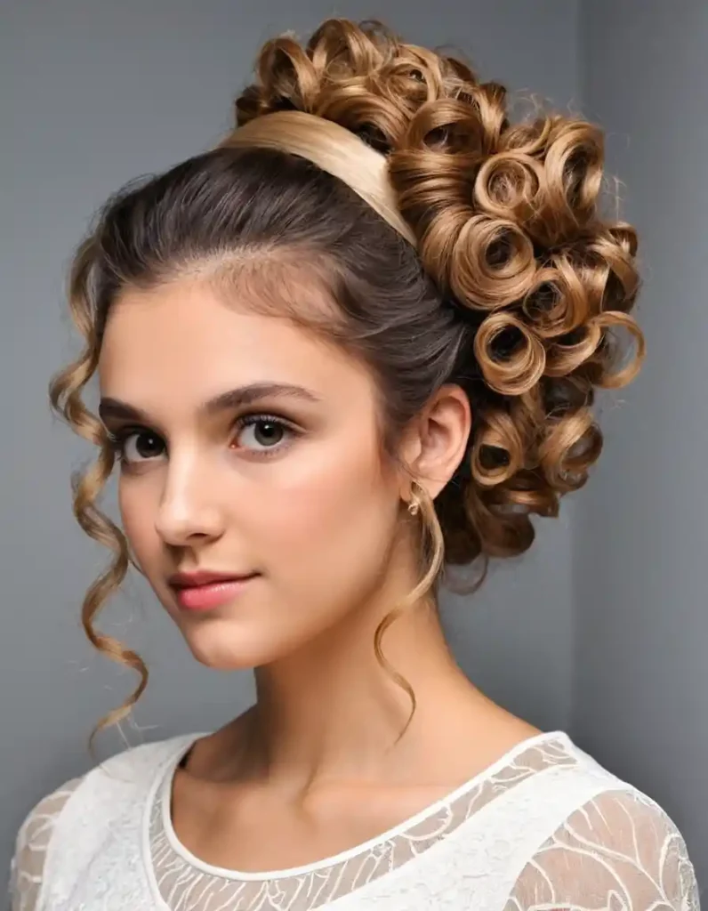 Curly Bun