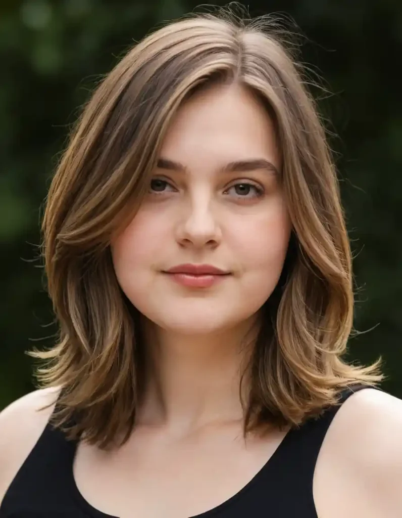 Shoulder Length Layered Cut