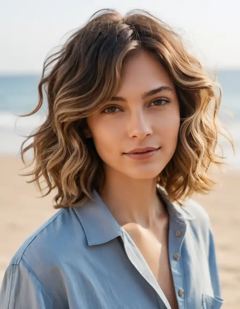 Wavy Shoulder Cut