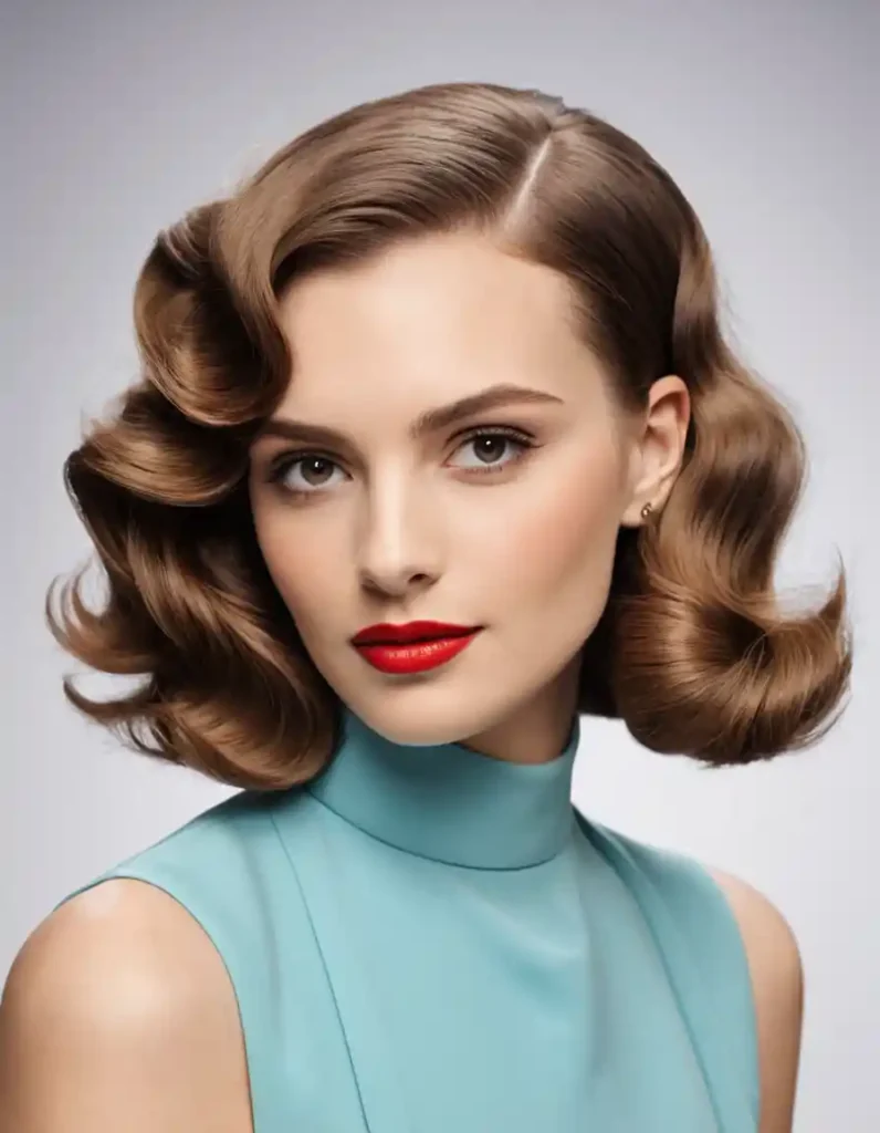 Retro Waves Shoulder Cut
