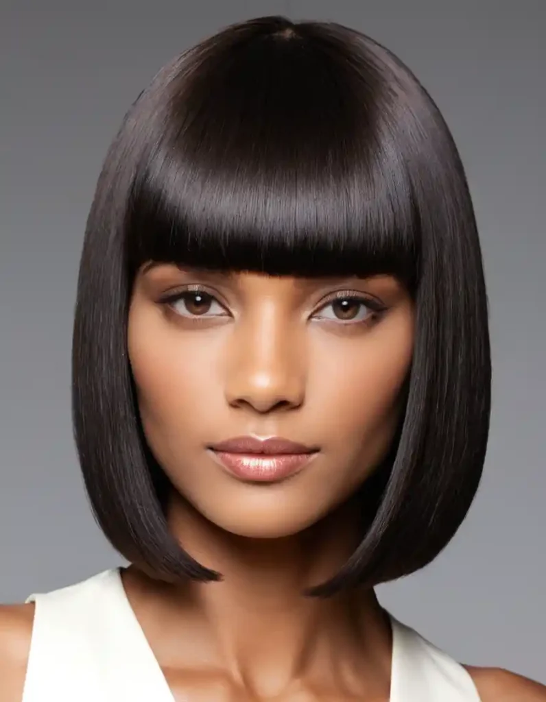 Sleek and Straight Shoulder Cut