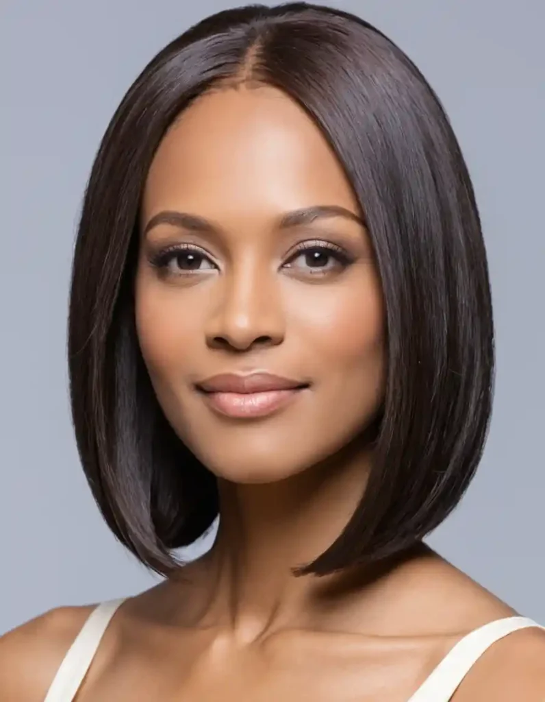 Chin-Length Straight Frontal