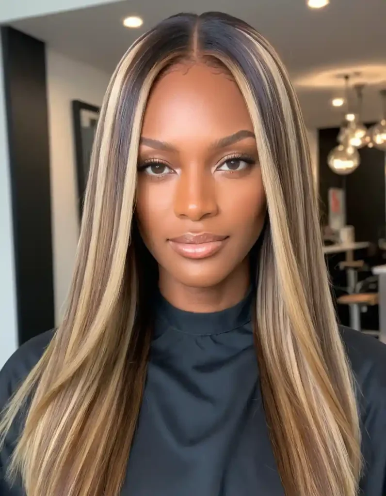 Straight Frontal with Highlights