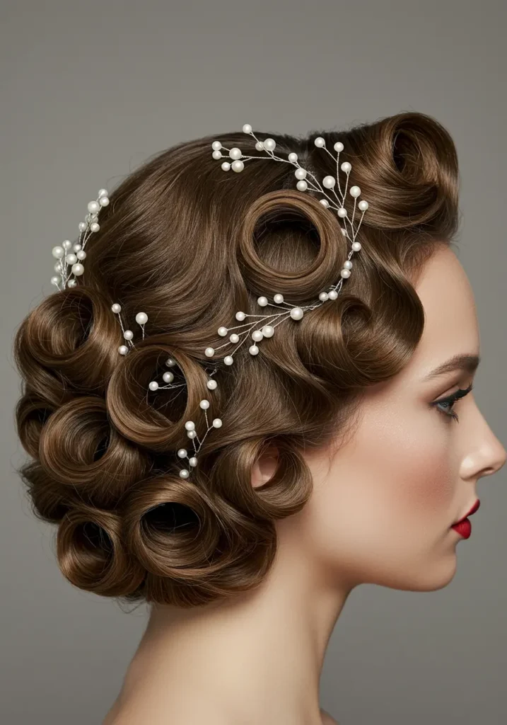 Vintage Rolls with Pearl Accents