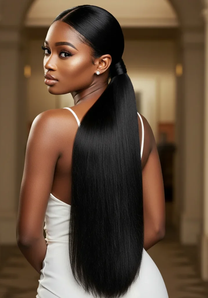 Straight Ponytail