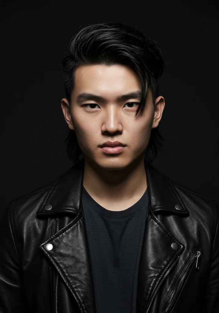 Tapered Mullet Hairstyle for Men