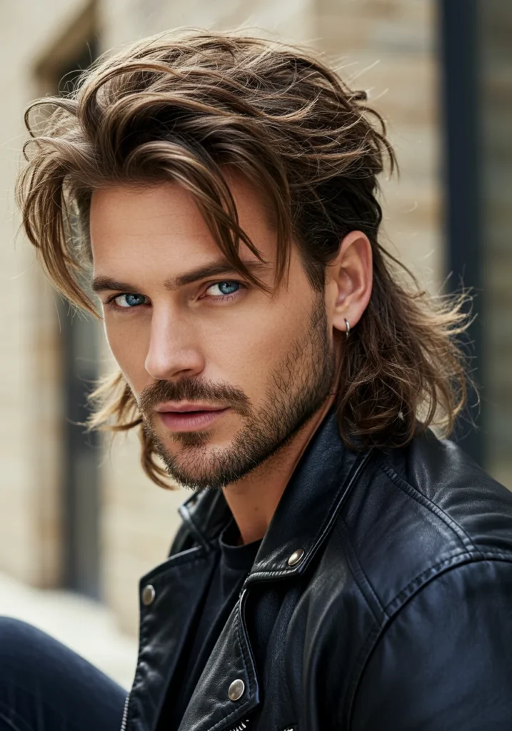 The Asymmetrical Shaggy Mullet