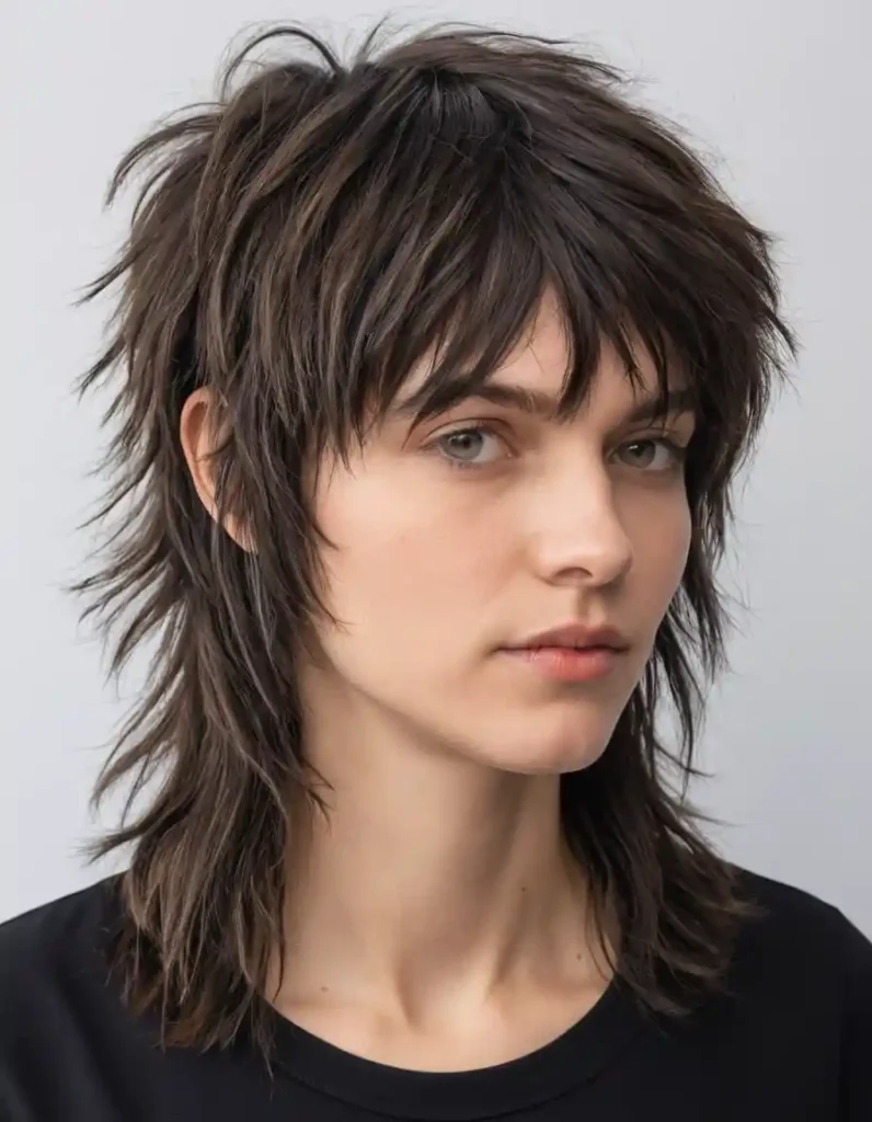 The Asymmetrical Shaggy Mullet