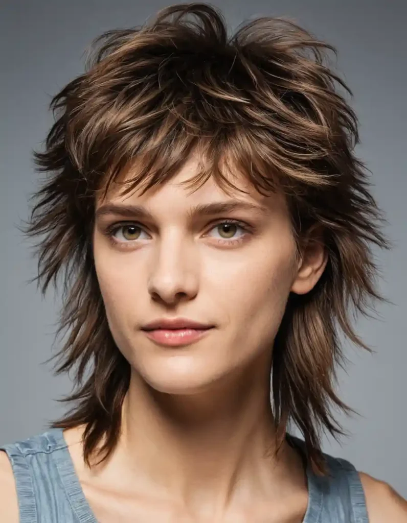 The Messy Shaggy Mullet