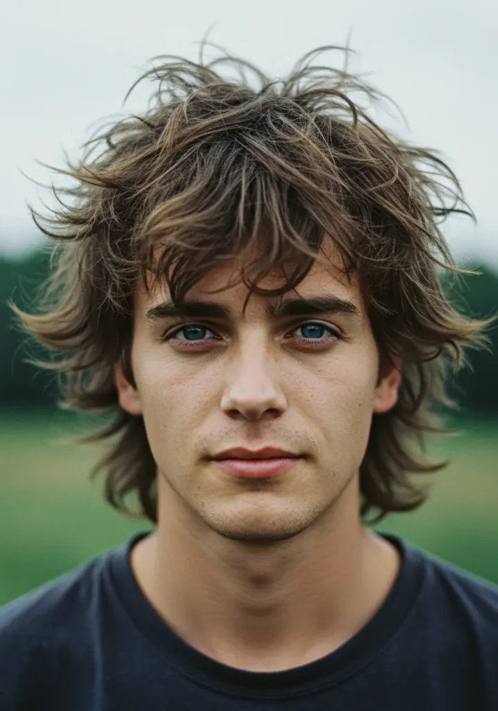 The Messy Shaggy Mullet