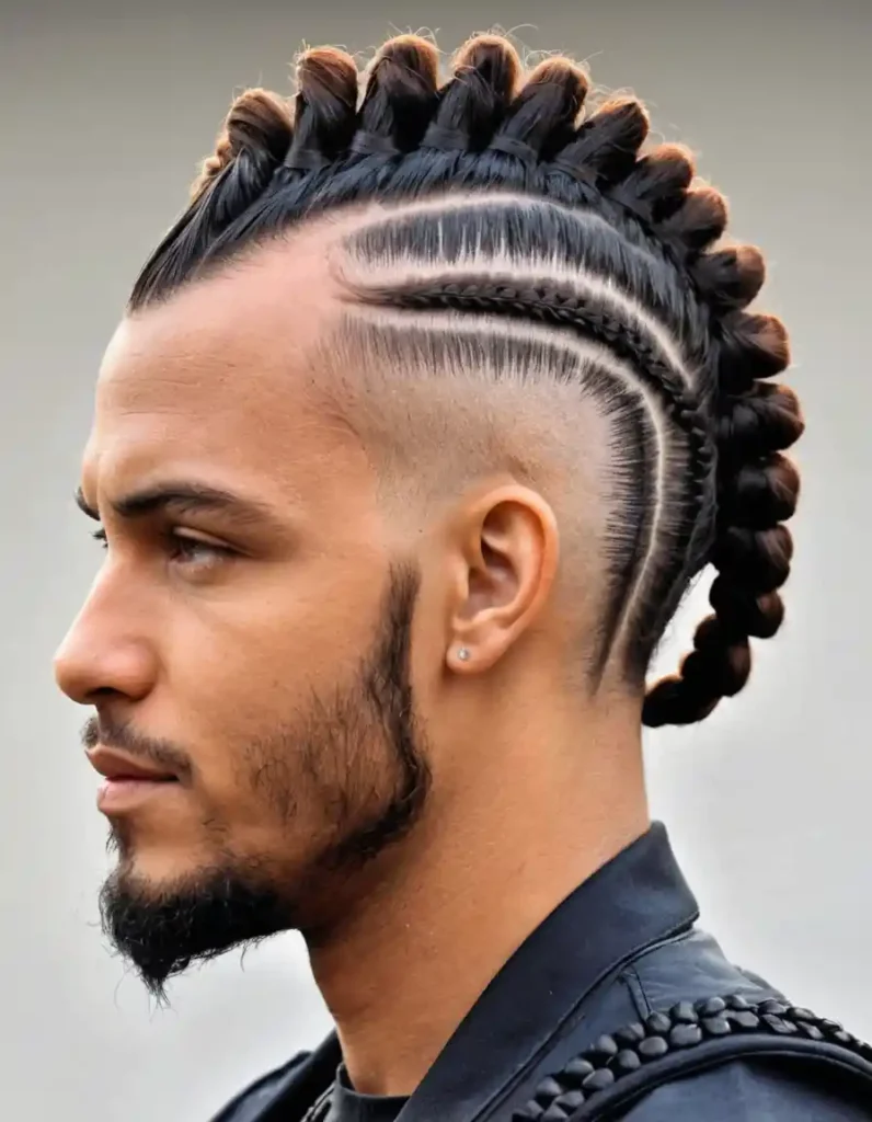 Mohawk Cornrows