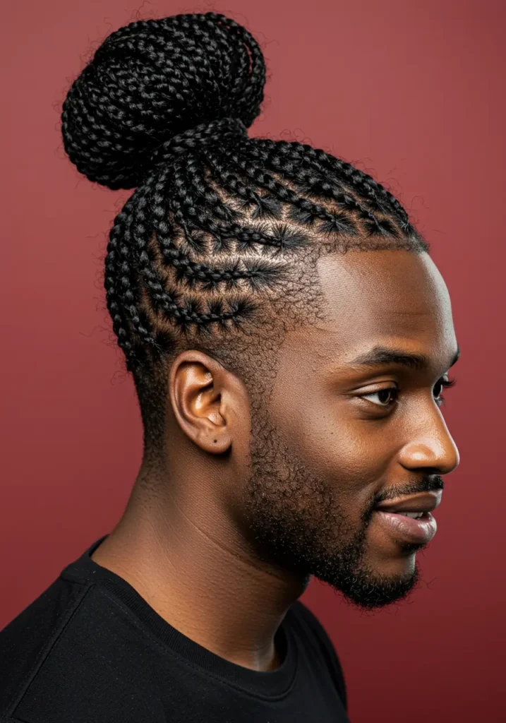 Cornrow Bun