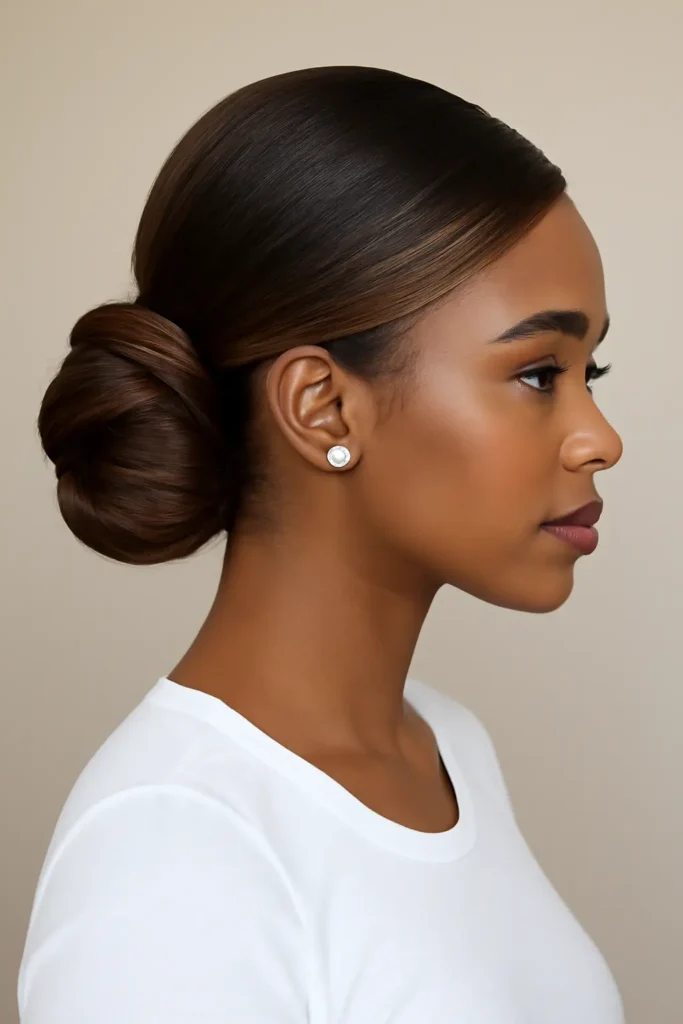 Low Chignon Bun