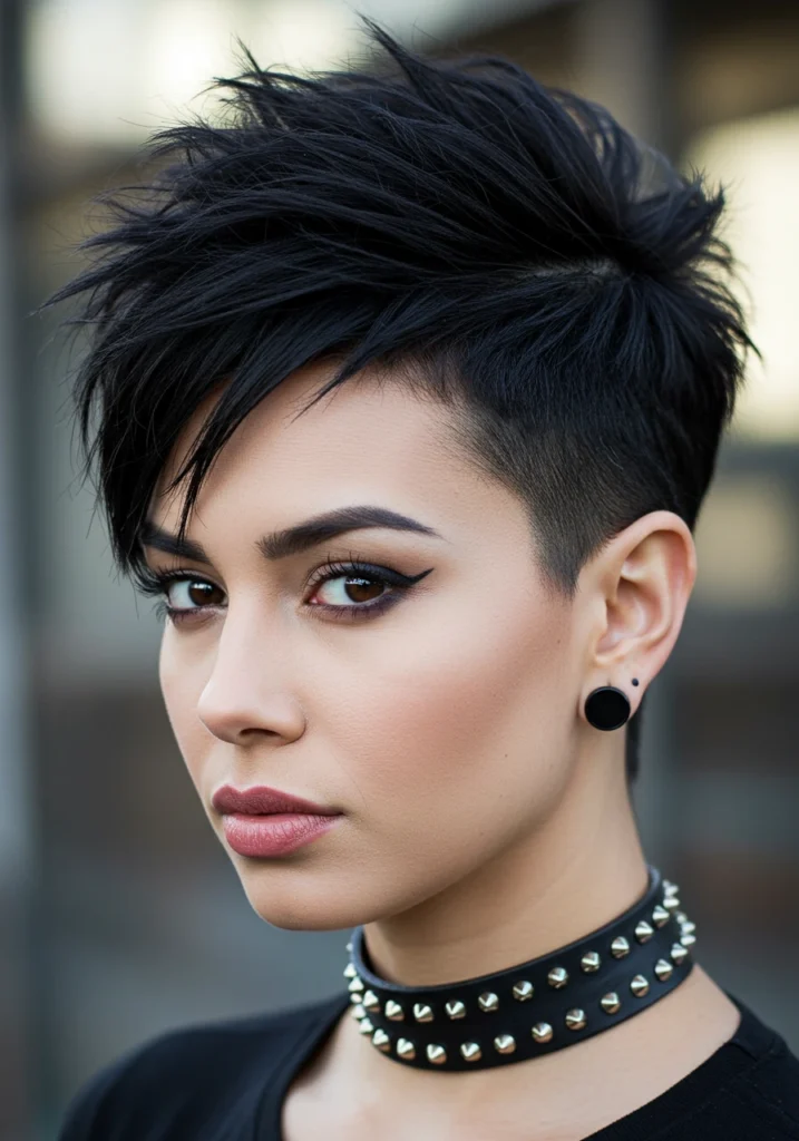 Edgy Fade Pixie Cut