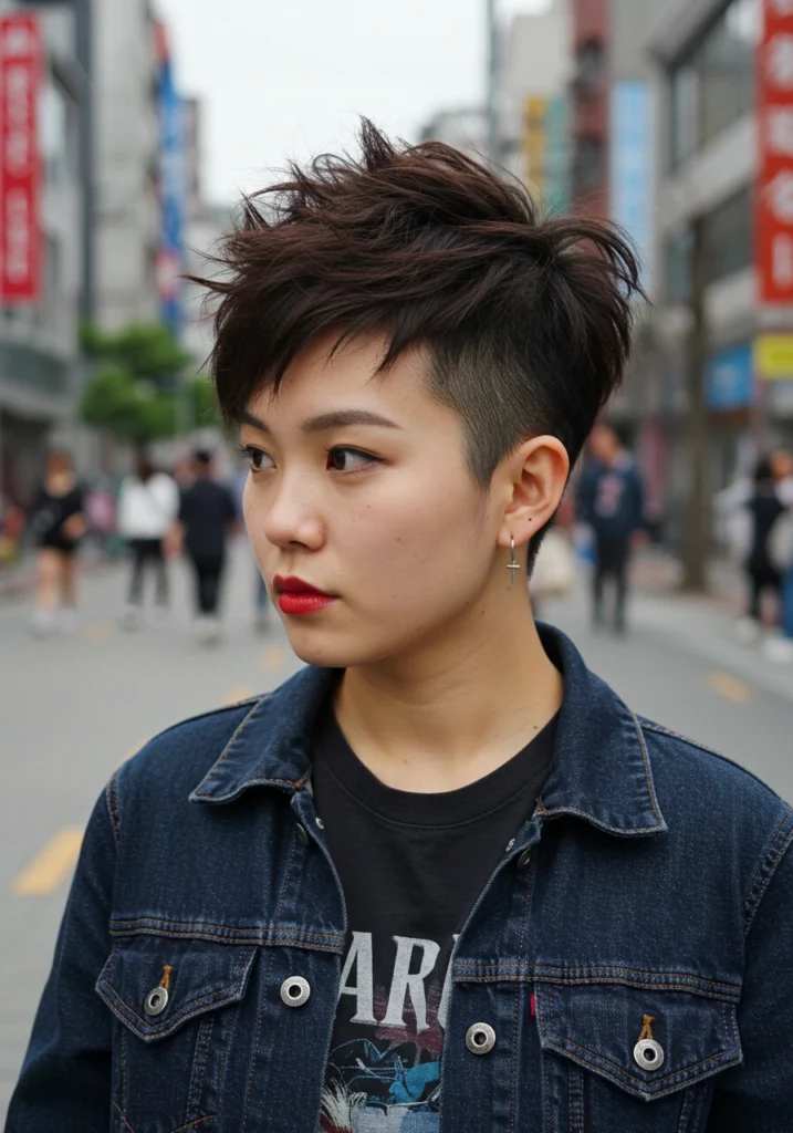 Undercut Pixie with Shaved Sides
